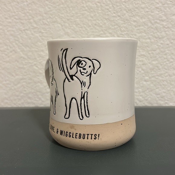 Peace Love and Wigglebutts Pink Large  Mug  Sheffield Home New - Picture 3 of 6